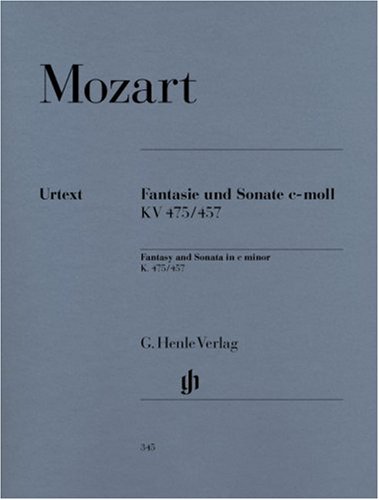 Fantasy and Sonata c minor (revised edition with critical report) KV 475/457 - piano - (HN 345): Instrumentation: Piano solo