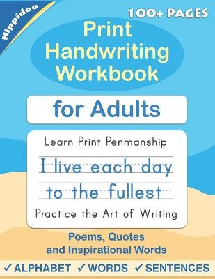 Print Handwriting Workbook for Adults