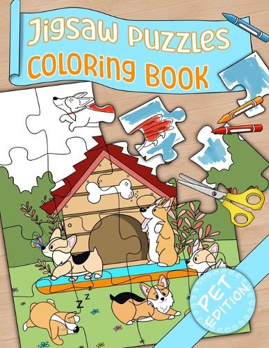Jigsaw Puzzles Coloring Book