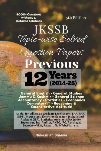 JKSSB Topic-wise Solved Question Papers