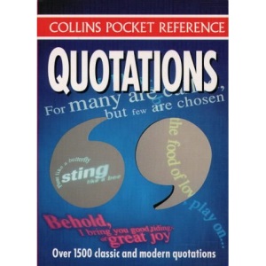 Collins Pocket Reference – Quotations (Collins Pocket Reference S.)