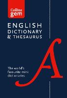English Gem Dictionary and Thesaurus