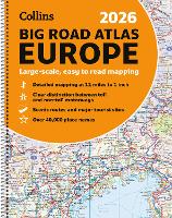 Collins 2026 Big Road Atlas Europe