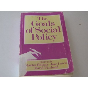 The Goals of Social Policy