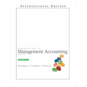 Introduction to Management Accounting: Chapter 1-17