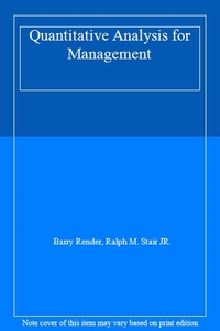 Quantitative Analysis Management