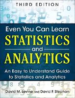 Even You Can Learn Statistics and Analytics
