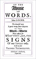 Of the Abuse of Words