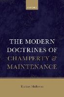The Modern Doctrines of Champerty and Maintenance