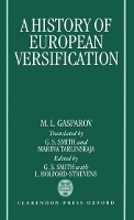 A History of European Versification