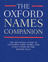 The Oxford Names Companion