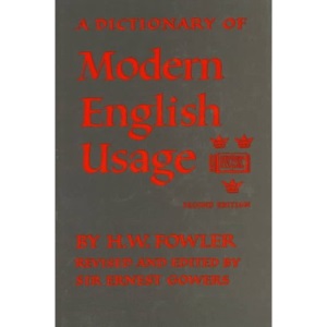 Dictionary of Modern English Usage