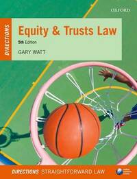 Equity & Trusts Law Directions 5/e (Directions series)