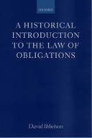 A Historical Introduction to the Law of Obligations