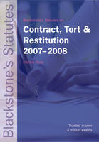 Statutes on Contract, Tort and Restitution 2007-2008