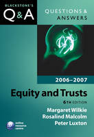 Equity and Trusts 2006-2007