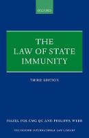 The Law of State Immunity