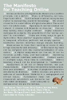 The Manifesto for Teaching Online