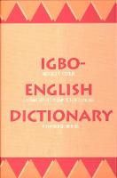 Igbo-English Dictionary