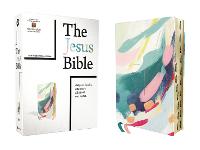 The Jesus Bible Artist Edition, NIV, (With Thumb Tabs to Help Locate the Books of the Bible), Leathersoft, Multi-color/Teal, Thumb Indexed, Comfort Print