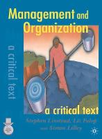 Management and Organization