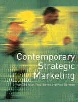 Contemporary Strategic Marketing