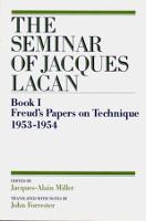 The Seminar of Jacques Lacan