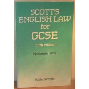 English Law for General Certificate of Secondary Education