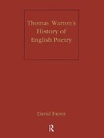 Warton's History of English Poetry