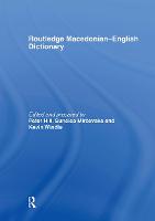 The Routledge Macedonian-English Dictionary
