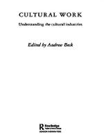 Cultural Work