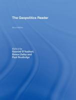 The Geopolitics Reader