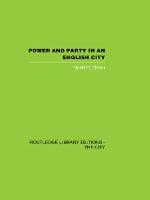 Power and Party in an English City