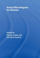 Award Monologues for Women