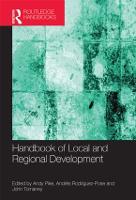 Handbook of Local and Regional Development