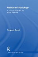 Relational Sociology