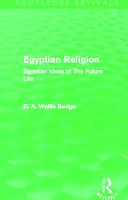 Egyptian Religion (Routledge Revivals)