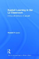 Explicit Learning in the L2 Classroom
