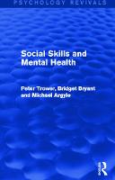 Social Skills and Mental Health (Psychology Revivals)