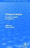 Classical Sparta (Routledge Revivals)