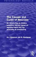 The Causes and Cures of Neurosis