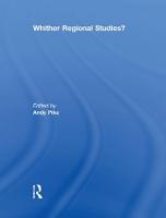 'Whither regional studies?'