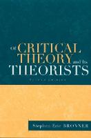 Of Critical Theory and Its Theorists