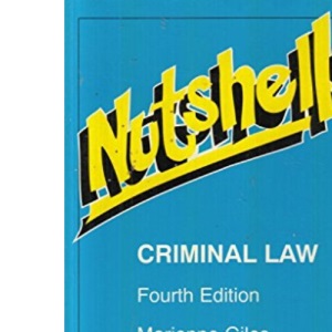 Criminal Law (Nutshells S.)
