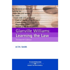 Glanville Williams Learning the Law