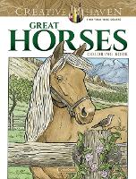 Creative Haven Great Horses Coloring Book