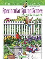 Creative Haven Spectacular Spring Scenes Color by Number
