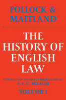 The History of English Law: Volume 1