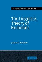 The Linguistic Theory of Numerals