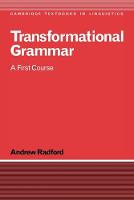 Transformational Grammar